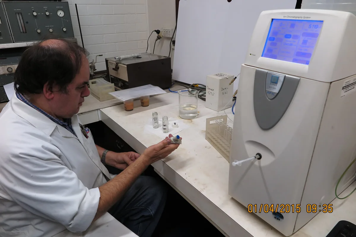 SOIL AND WATER CHEMICAL TESTING SERVICES